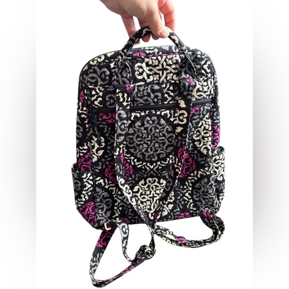 Vera Bradley Canterberry Magenta Tech Large Backpack - Picture 7 of 12